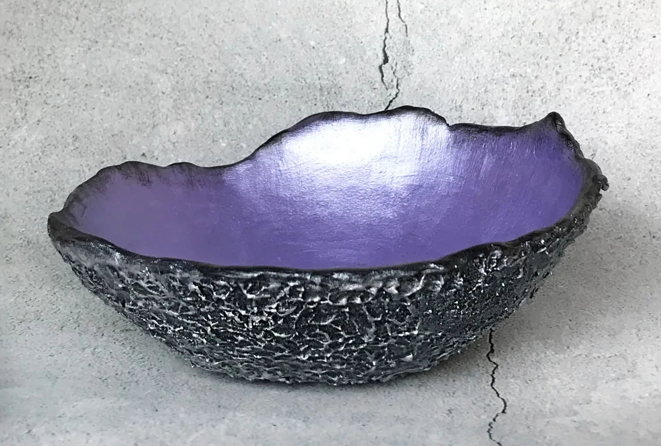 Унікальна декоративна тарілка Космічний метеорит 7