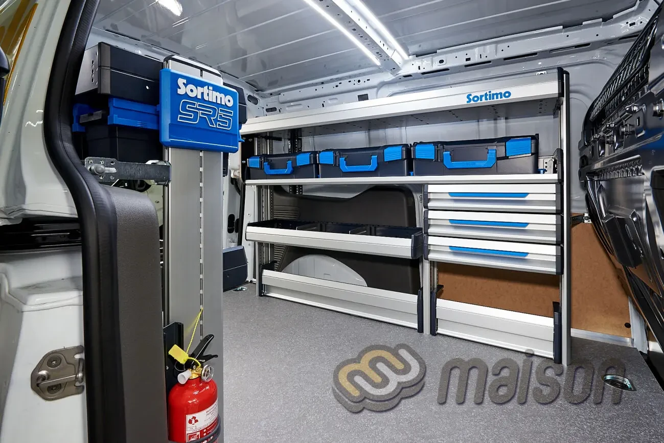 Стелажі в автомобіль, автостелажі з фанери в фургон 3