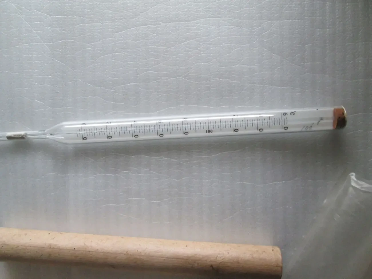 Термометр технічний ртутний 1983 р. (2823-73 ТТ) 0 - 60 град. Не нови 2