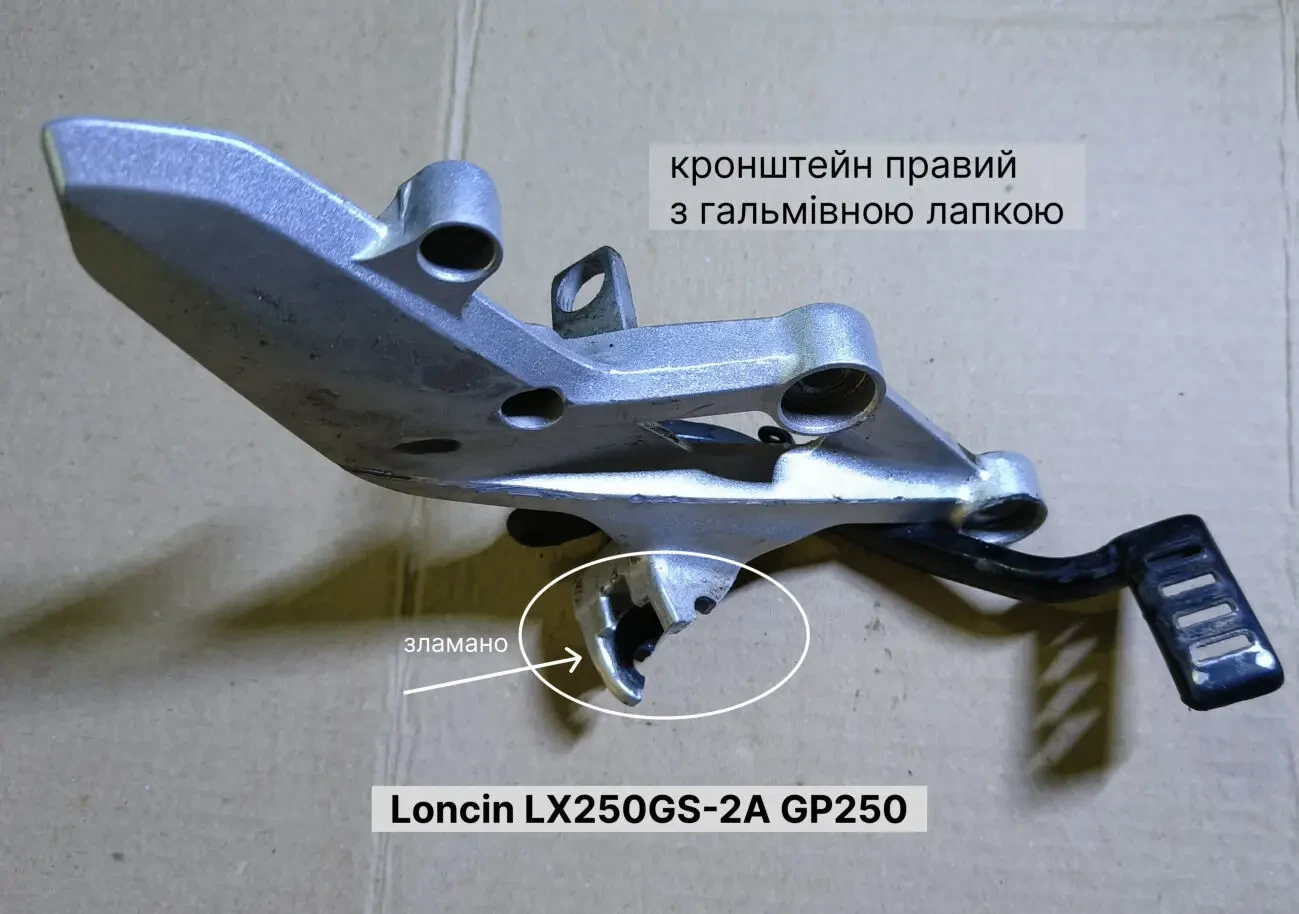 запчастини для Loncin LX250GS-2A GP250 2
