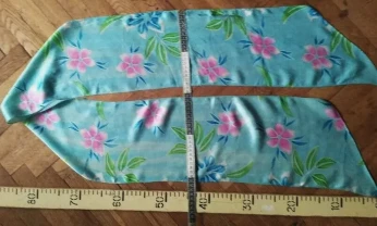 Шарф шарфик легкий шелковый атлас в японском стиле