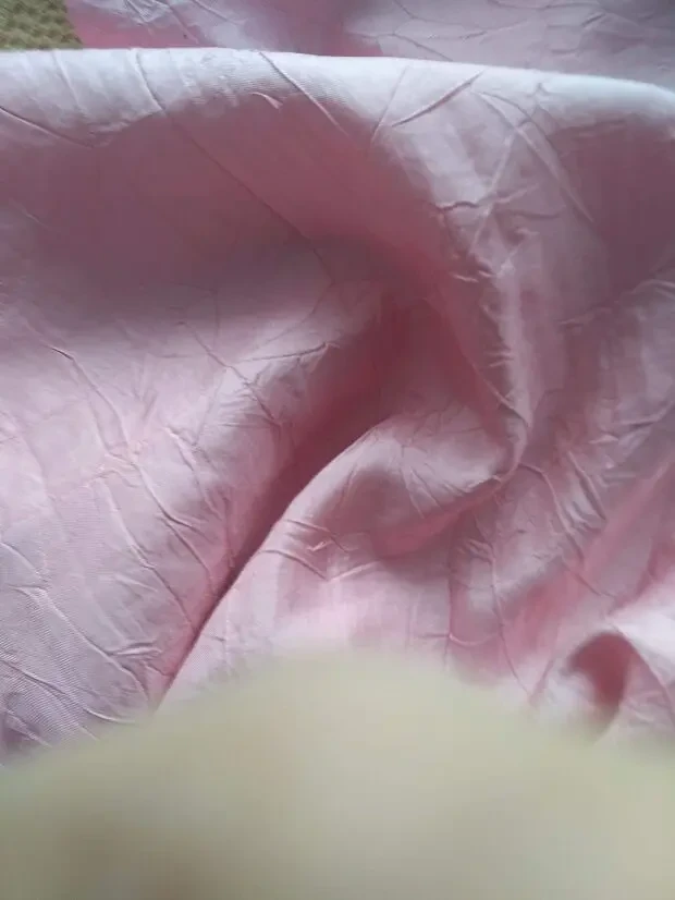 Блуза блузка кофта шелк нежно-розовый цвет ткань легкая жатка 4