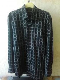 Мужская рубашка в клетку.