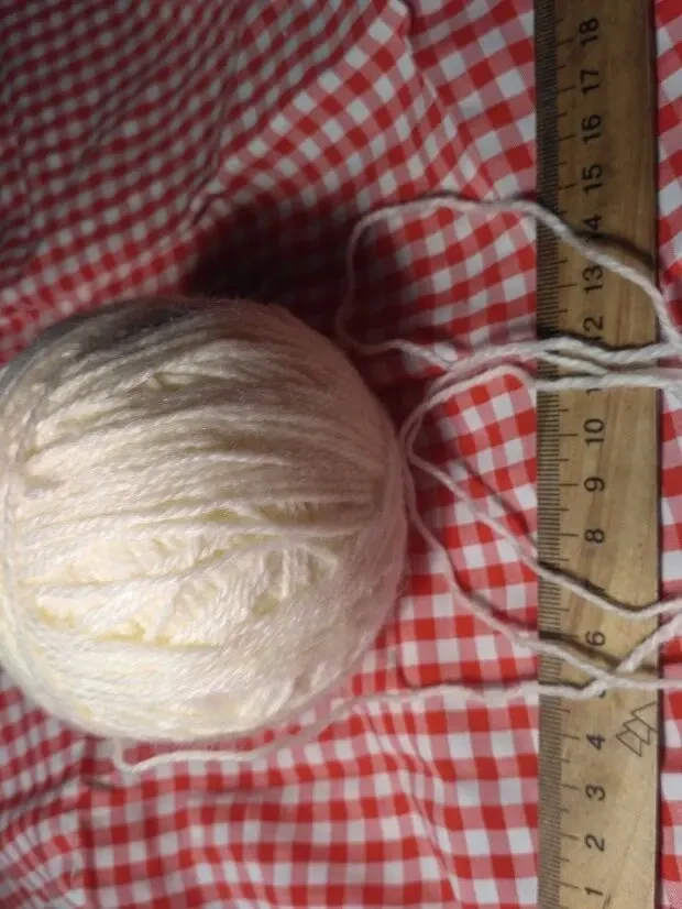 Детям носки пряжа нитки белые мягкий акрил, вес 100 грамм 8