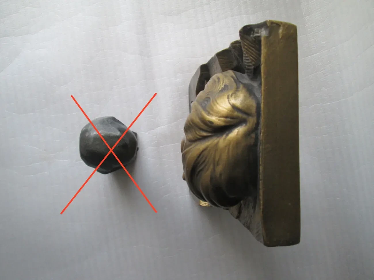 Бюст (Погруддя, Барельєф) Єсєнін (поет). Метал. 20 х 12 х 5 см. Б/В 6