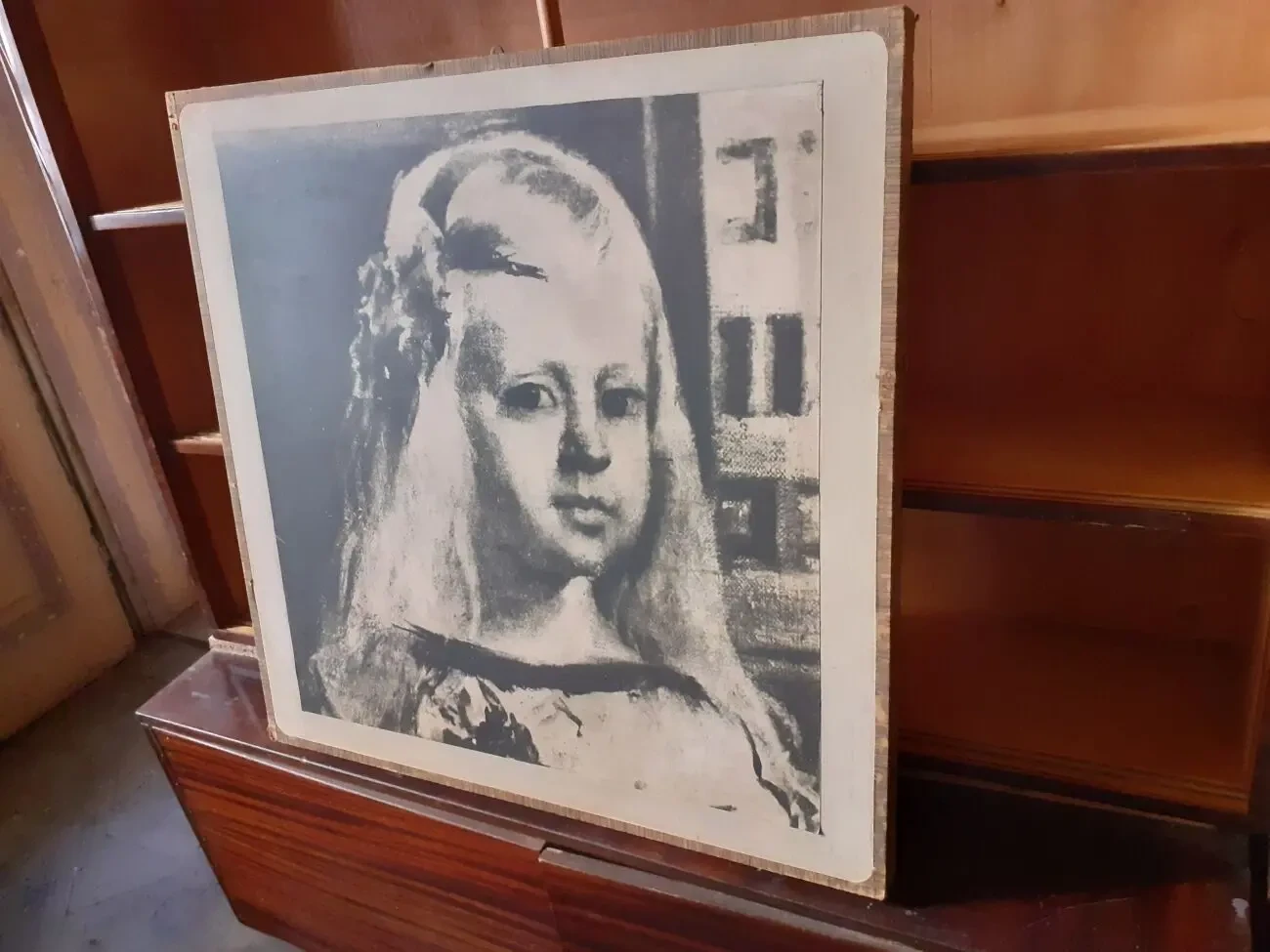 Картинка - роздрук настінна. Дівчина The World of Velazquez. 70 х70 см 2