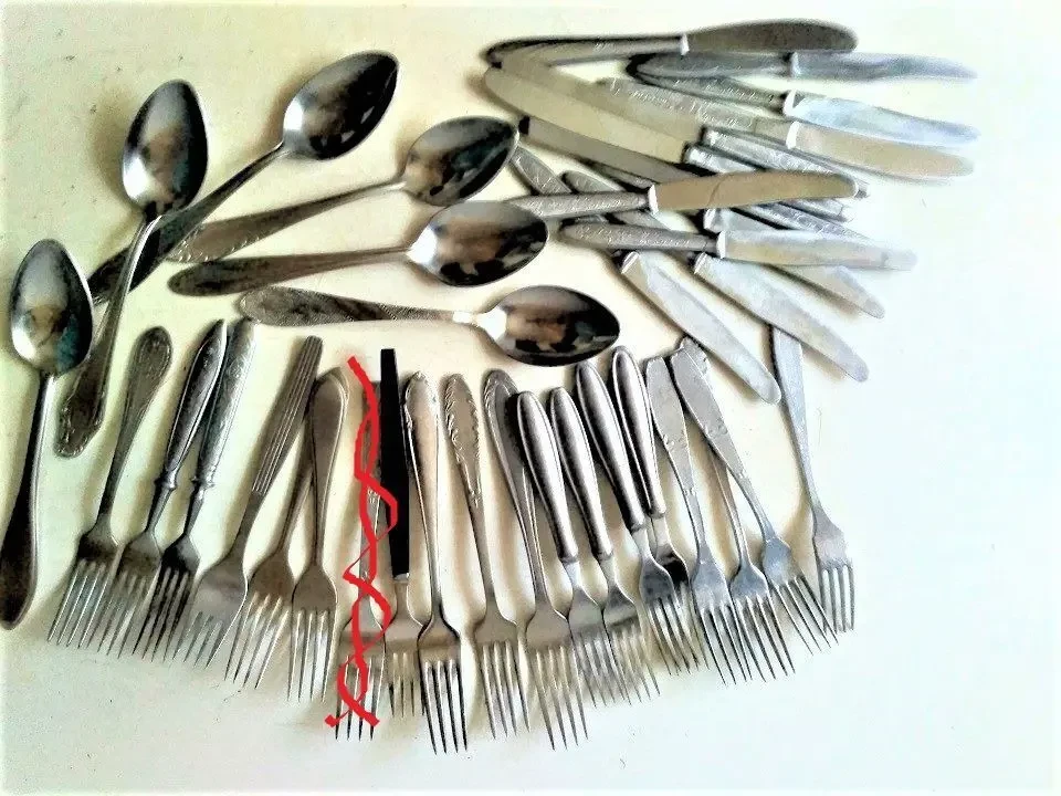 Вилка Вилки нержавейка  разный рисунок экологически чистые 10