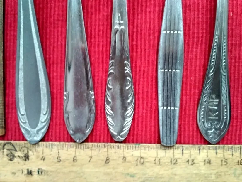 Вилка Вилки нержавейка  разный рисунок экологически чистые 3