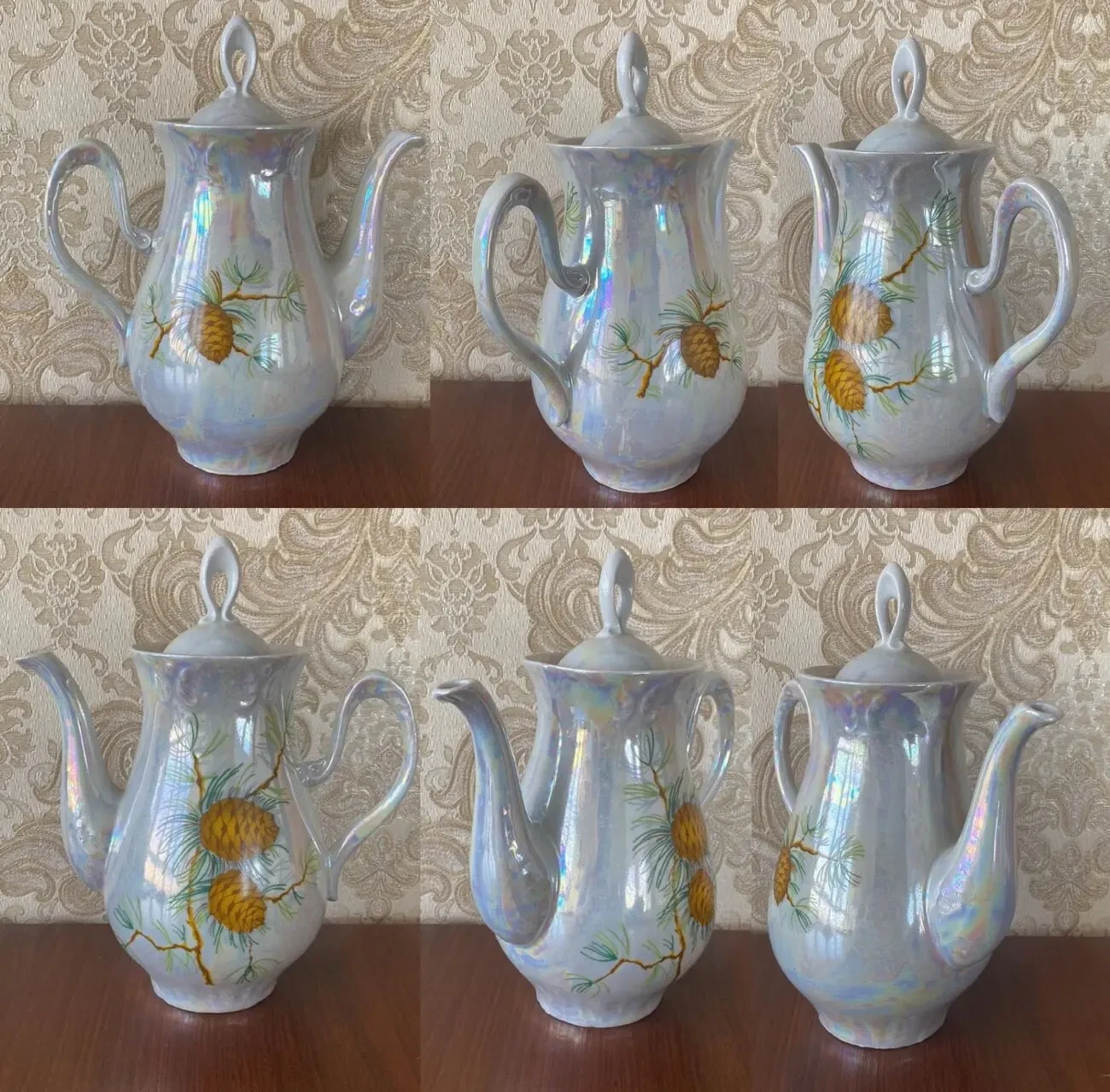 Сервиз кофейный Шишки 15 предметов Полтава 2