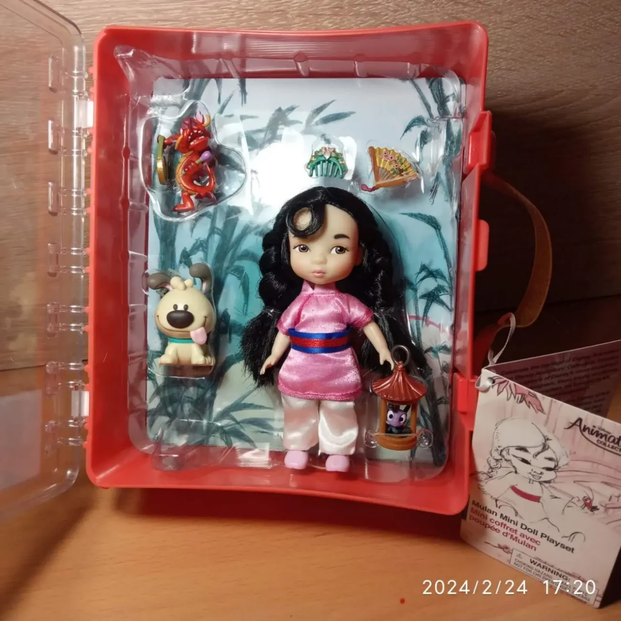 Набір disney лялька Мулан міні аніматор 3