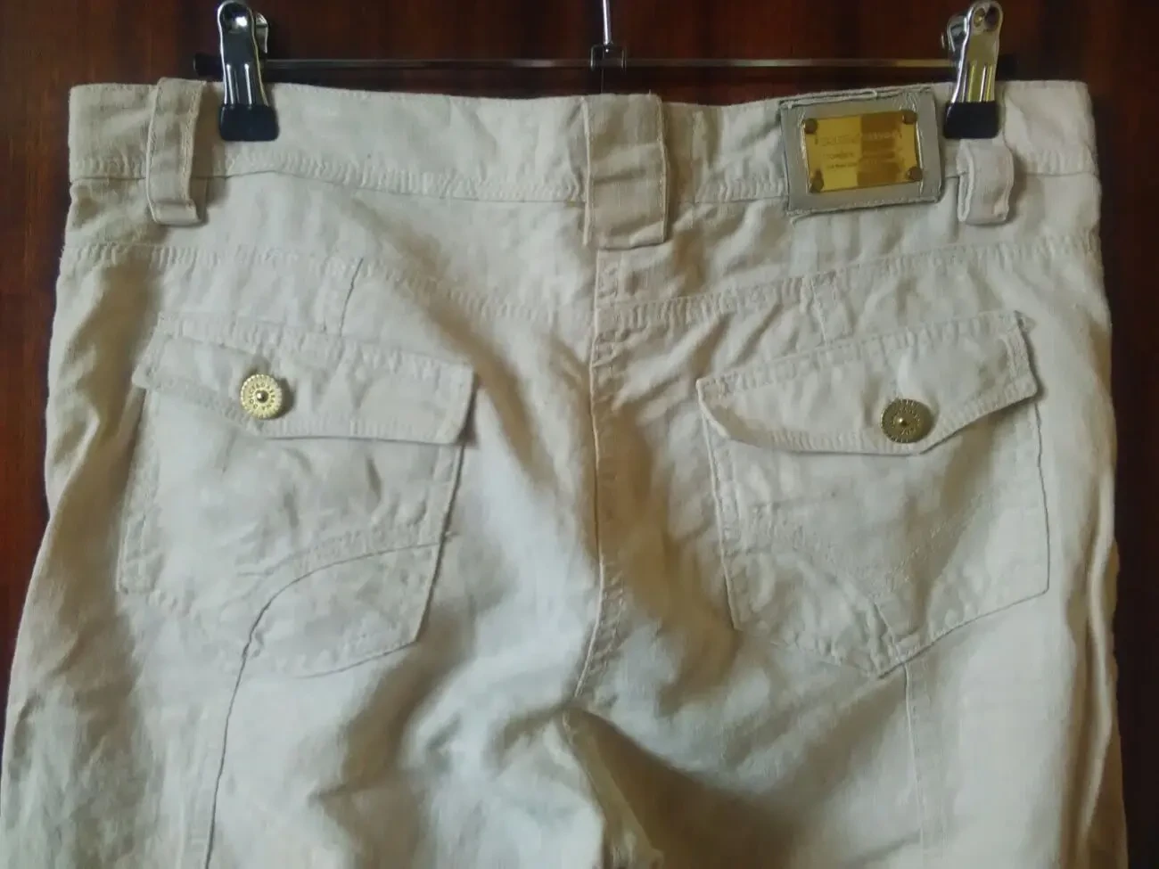 Женские льняные штаны Dolce  Gabbana (Италия). 2