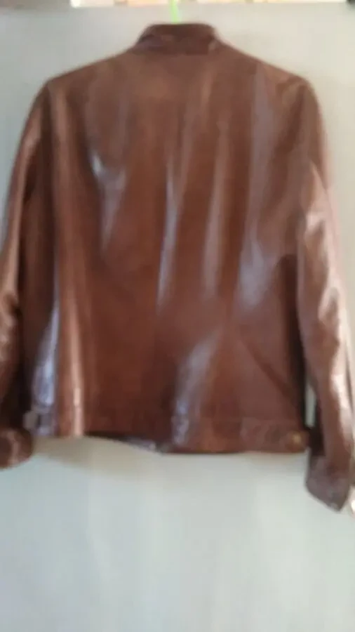 шкіряна куртка оверсайз 2