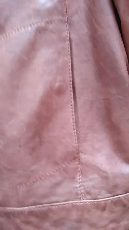 шкіряна куртка оверсайз 4