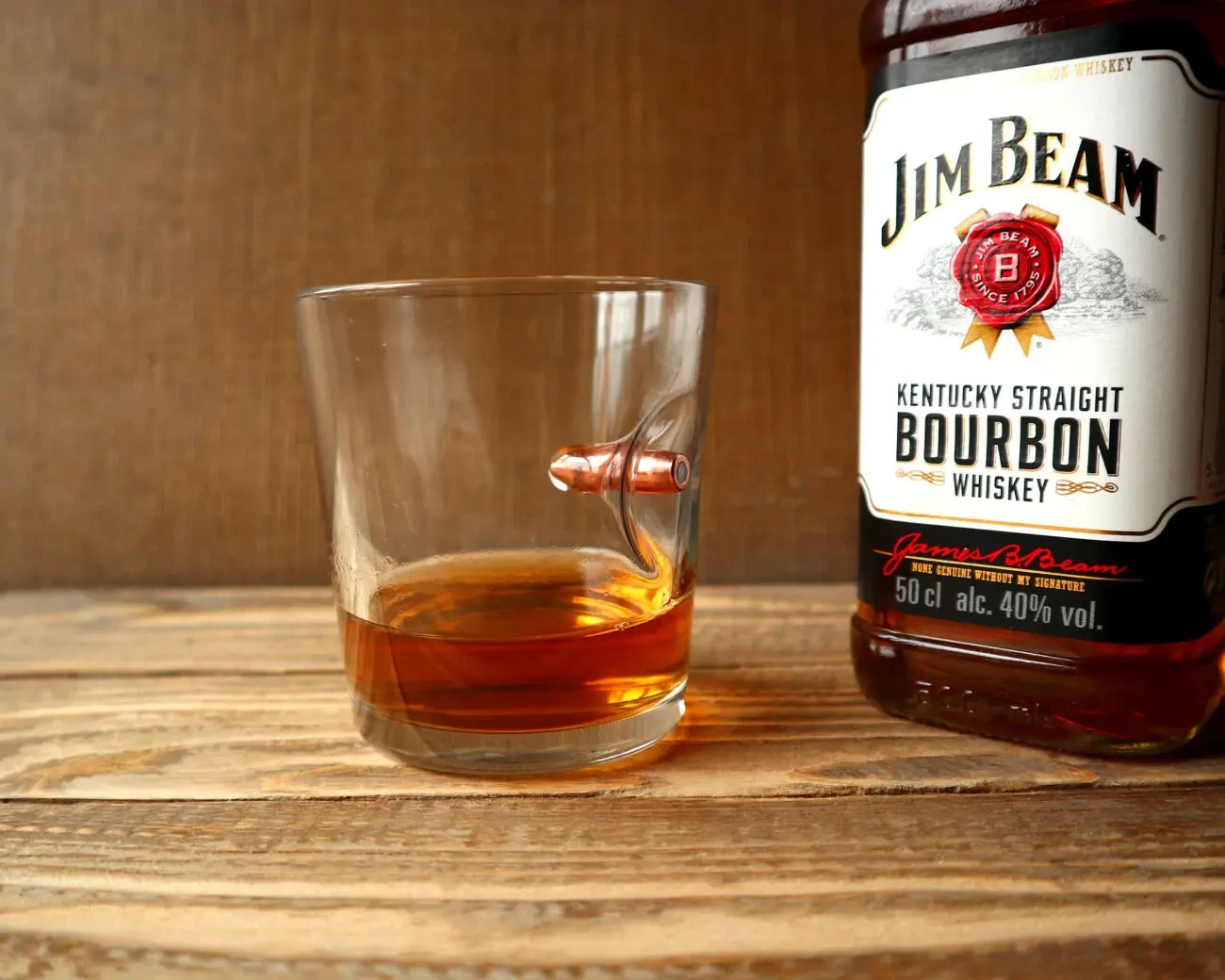 Келих з кулею, склянка, подарунок чоловіку.