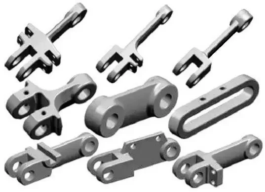 Виливки - ланки, звена конвеєра, машин і механізмів, запчастини, сталь 8