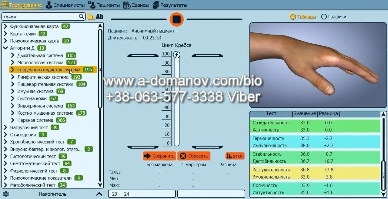 Диагностический прибор Parkes-D Реабилитолог для функционой диагност 5