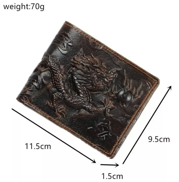 Кошелек с тиснеем китайский дракон 3