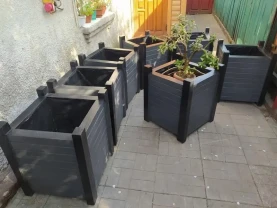 Кашпо для ТУИ из натурального дерева ( горшок, ящик )