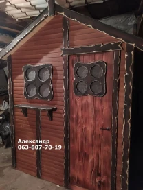 Летний душ с предбанником ( дачный душ из дерева , душевая )