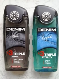 Гель для душа Denim Black и Original.