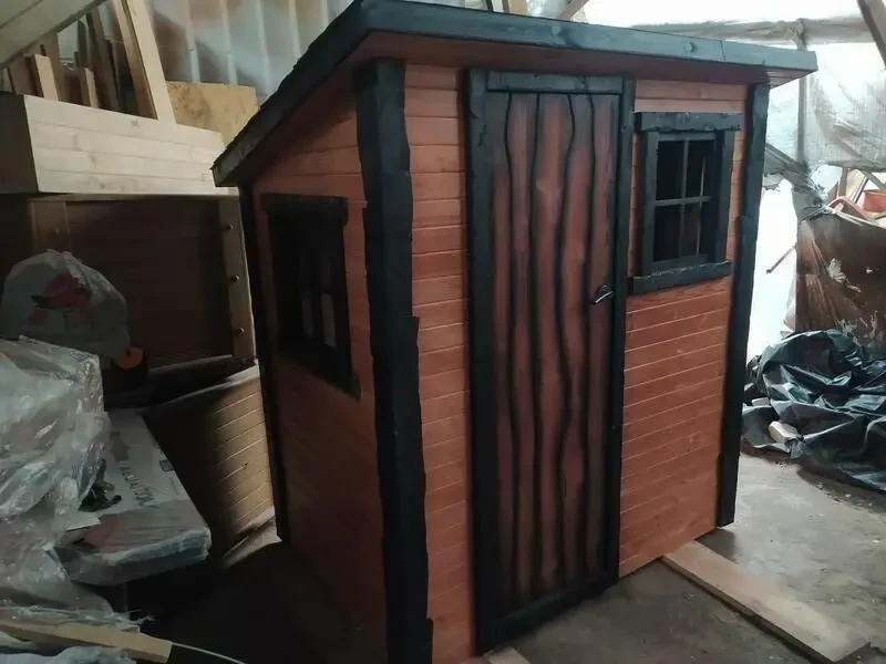 Деревянный Курятник с выгулом и без ( из дерева ) хозблок 5