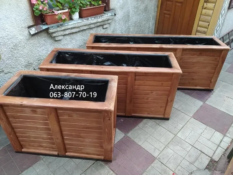 Уличные кашпо для ТУЙ ( деревьев, цветов, горшки, утепленные ) 5