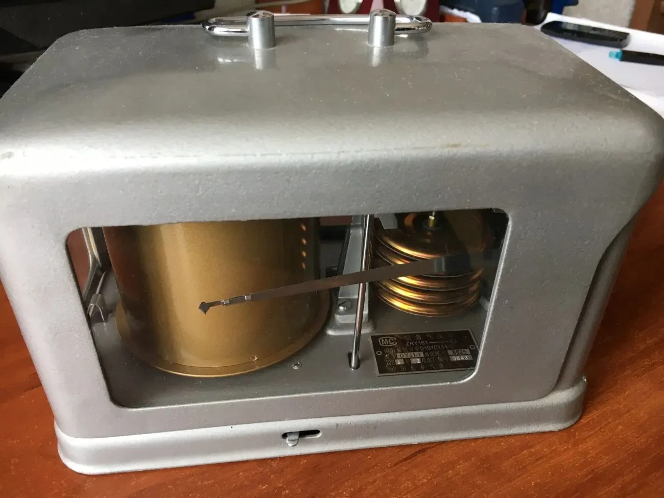 Барограф недельный ZBY 161 (Китай) 4