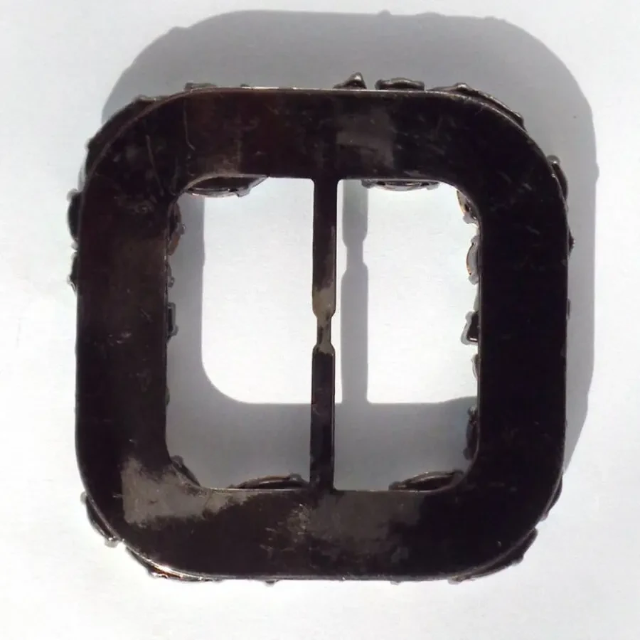 Пряжка винтаж со стразами для пояса пальто шубы ремня брюк 8