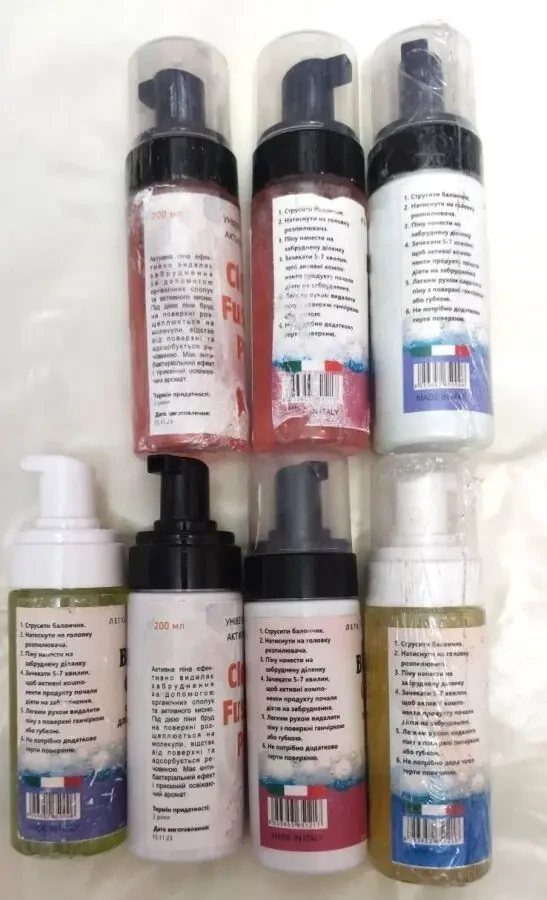 Очищающая пена Bubble clean 150 мл для кухни, для ванной . 2