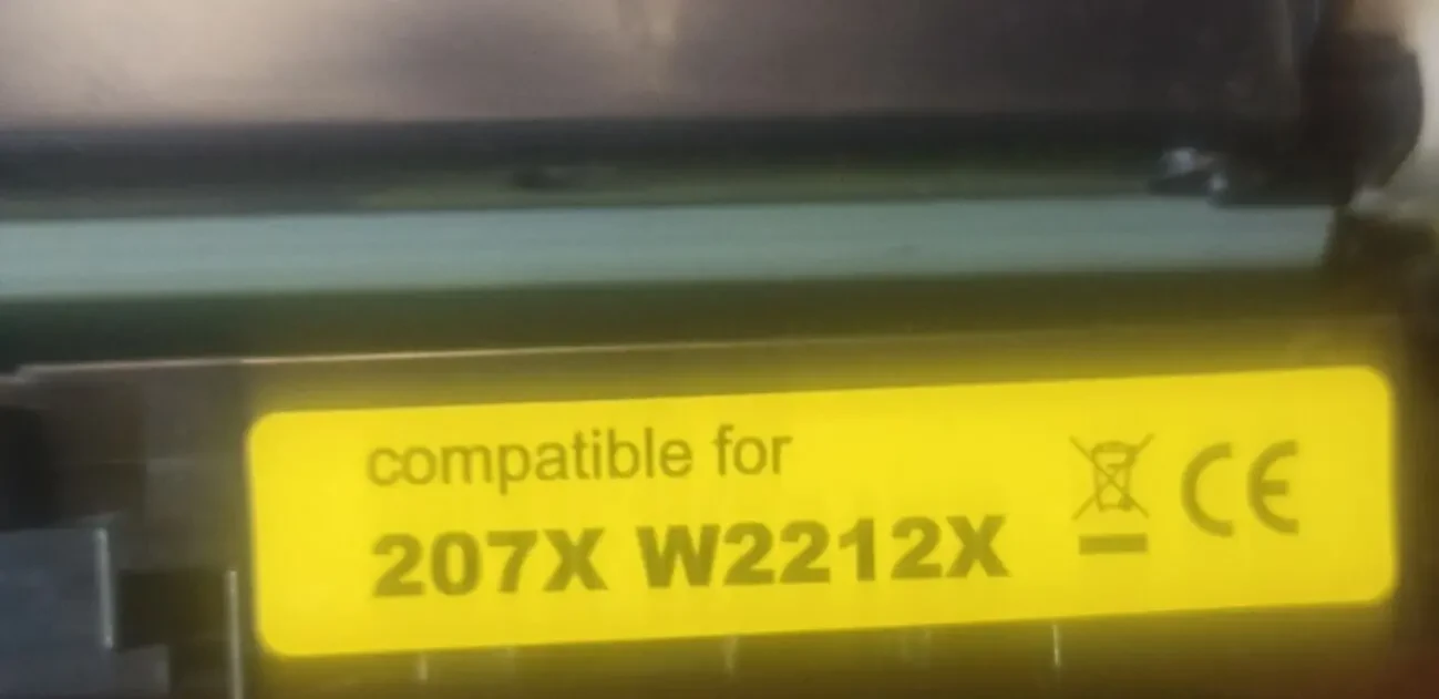 Картриджі HP207X - W2210 - HP clj Pro M255dw, M282nw, M283fdn, M283fdw 4