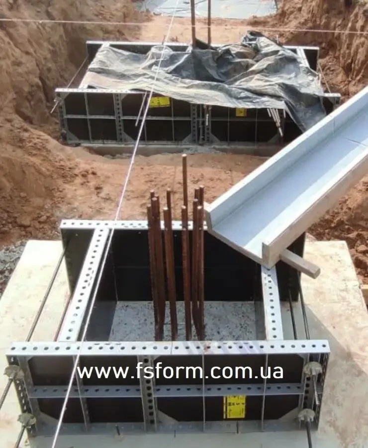 Опалубка дрібнощитова, Опалубка колон, Опалубка перекриття, Опалубка 2