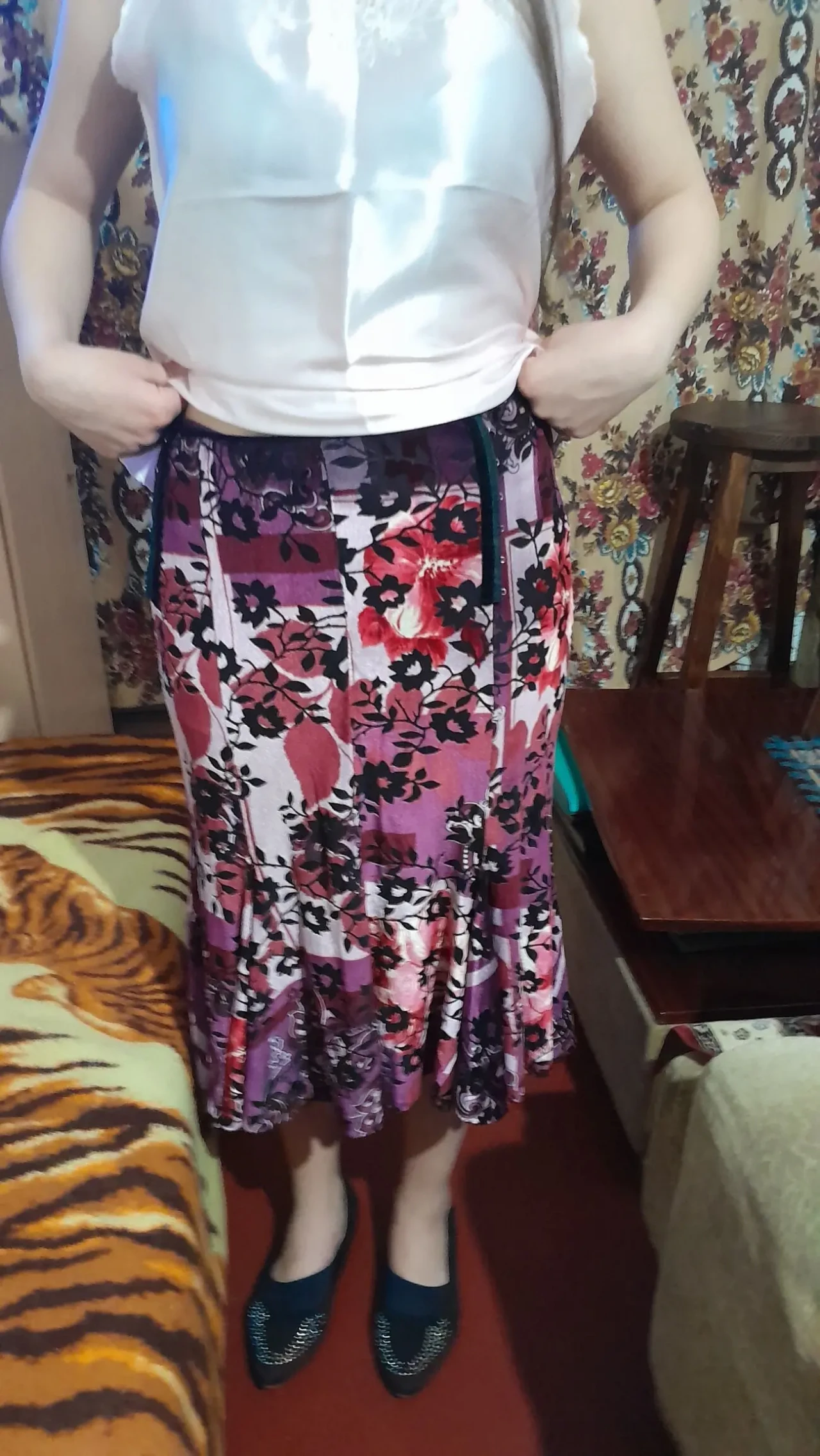 Шикарная юбка-годе.Италия.Ретро.98 соттон. 9