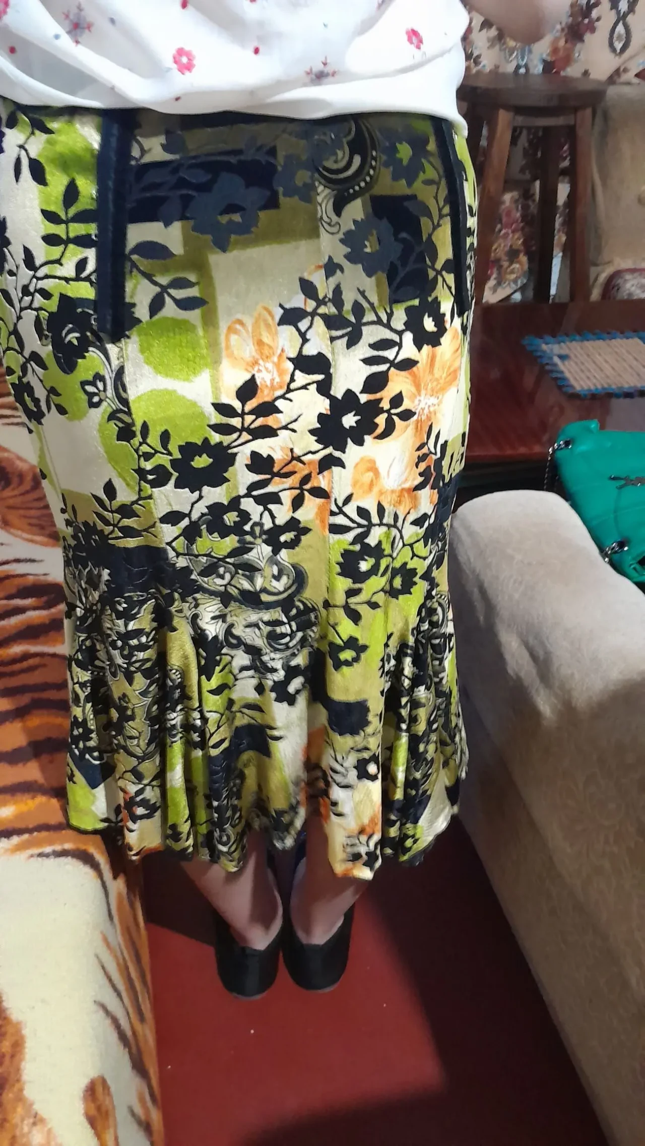 Шикарная юбка-годе.Италия.Ретро.98 соттон. 8