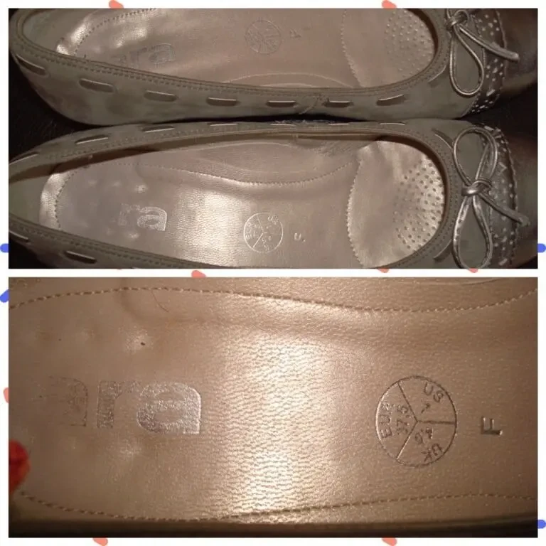 Ara Стильные женские балетки цвет кофе с молоком на узкую ножку 8