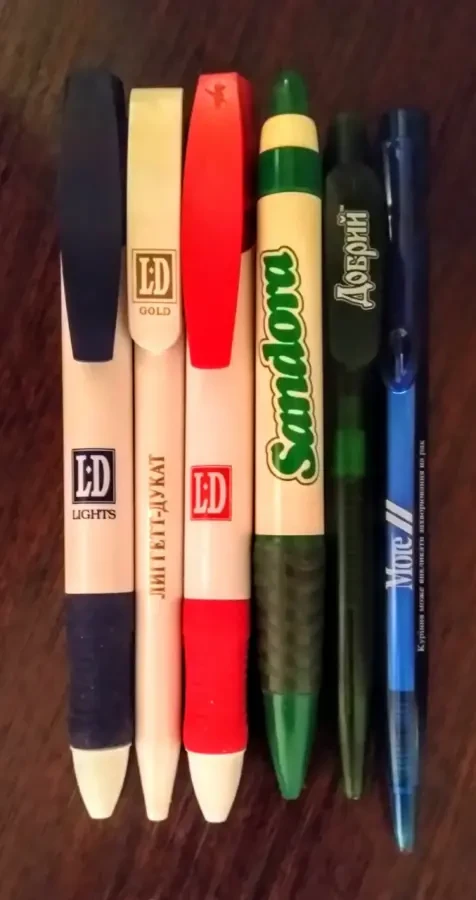 Оригинальная комплект из двух ручек бренда Sobranie London Classic 10