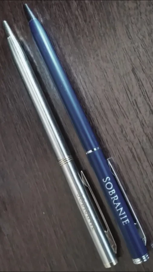 Оригинальная комплект из двух ручек бренда Sobranie London Classic 3