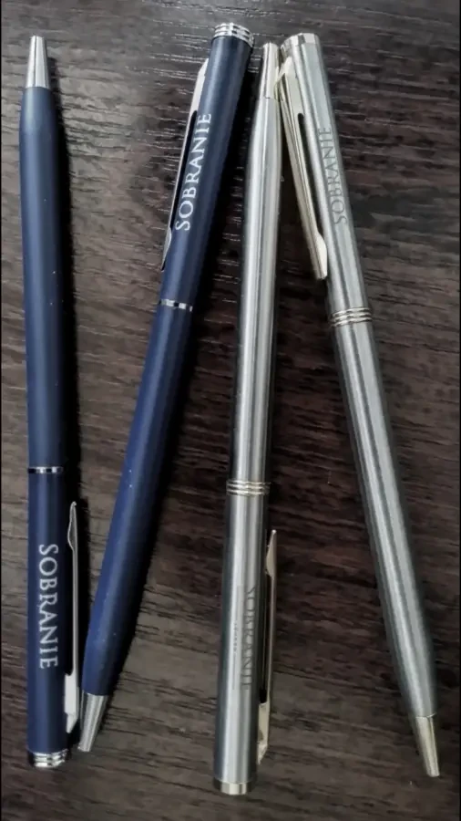 Оригинальная комплект из двух ручек бренда Sobranie London Classic