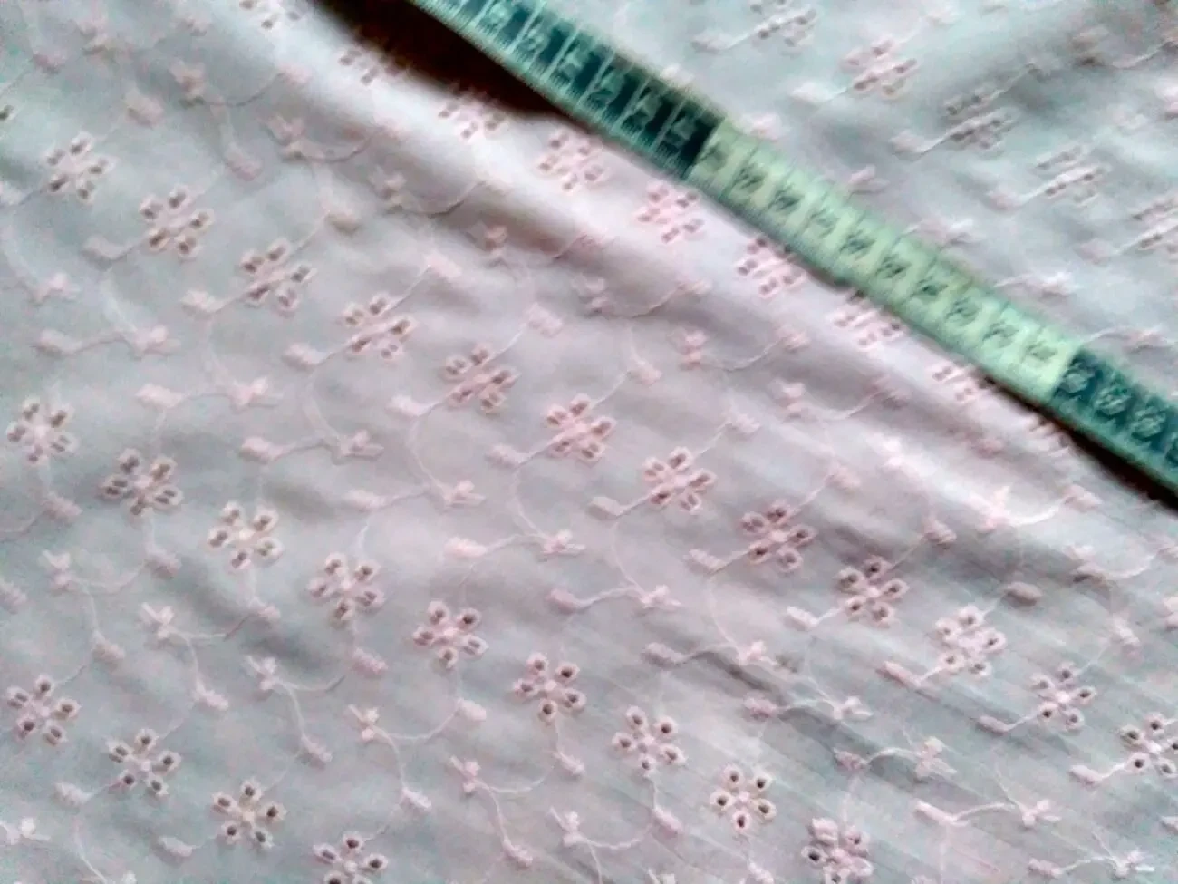 Блуза крой хлопок прошва нежно-розового цвета  Индия 2