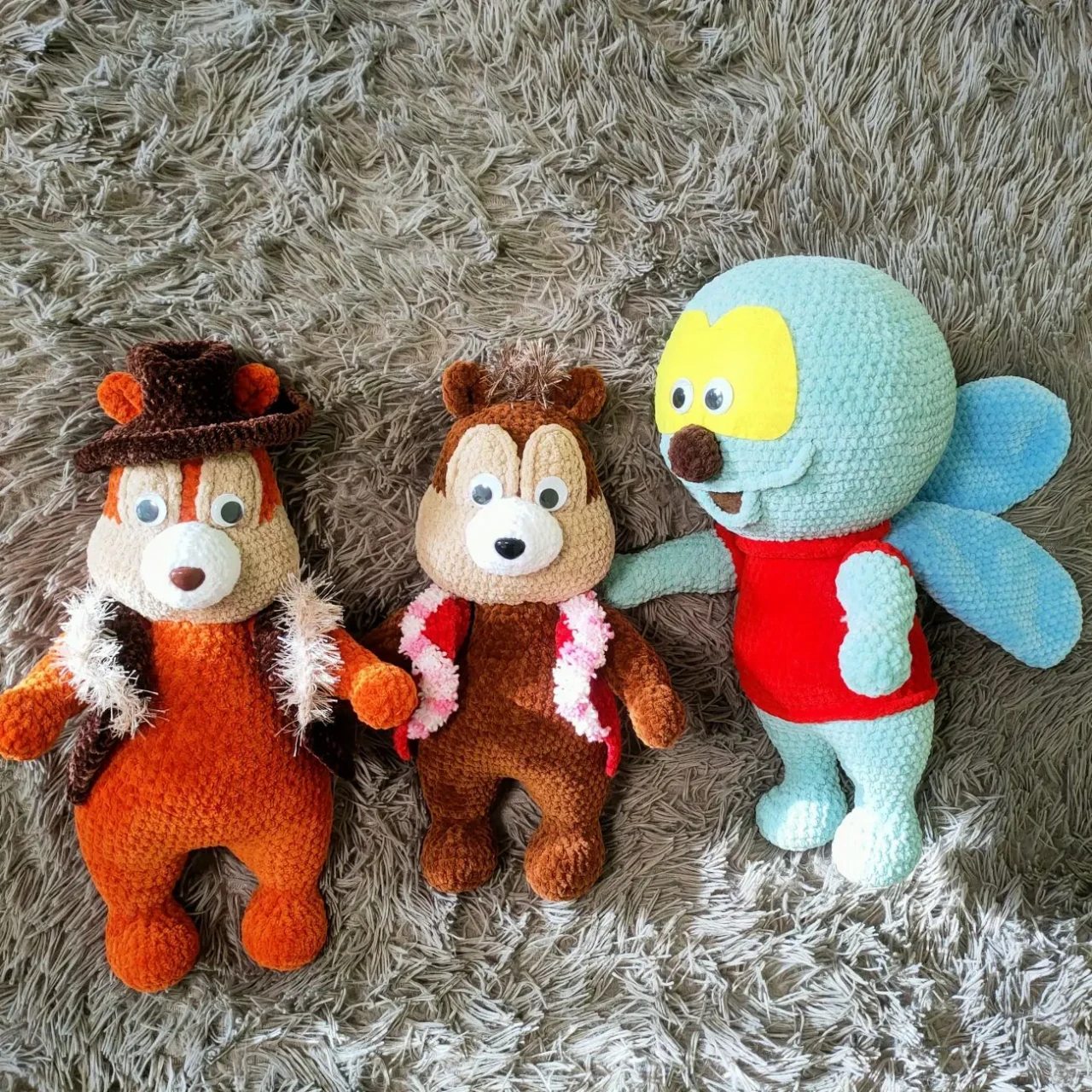 Іграшка вязана мишка Сирогриз  50 см 8