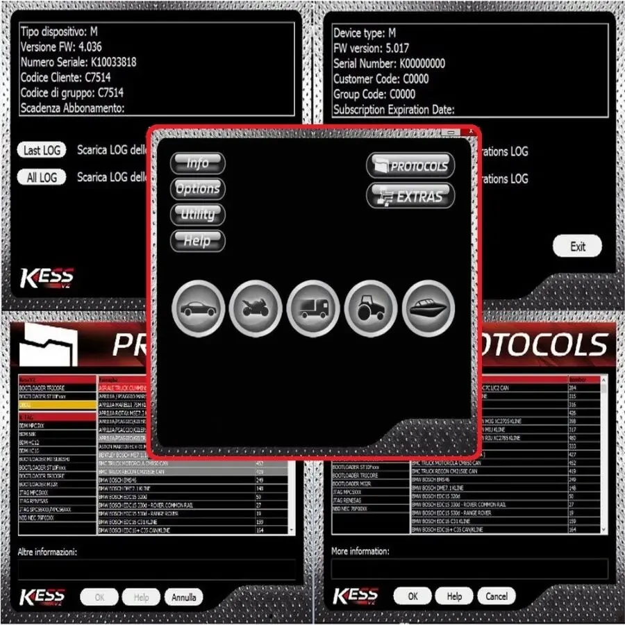 KESS Master 2.8 V5.017 Программатор ЭБУ/ECU Легковых Грузовых АВТО OBD 6