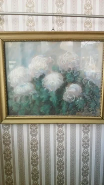 Картина пастель. Цветы.