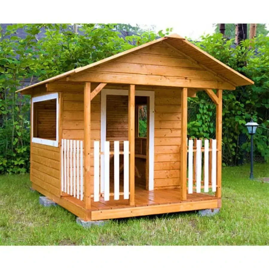 Будинок для дітей. Детский деревянный домик. Детский домик из дерева 3