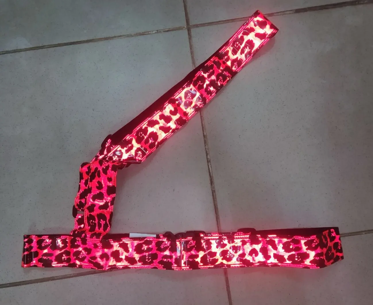 Светоотражающая, сигнальная портупея 8