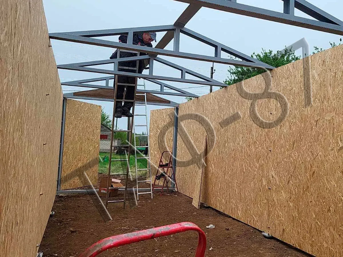 Гараж металевий утеплений 3