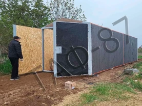 Гараж металевий утеплений