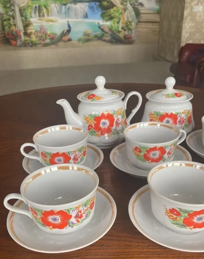 Сервиз чайный Мальвы 14 предметов Сумы 2