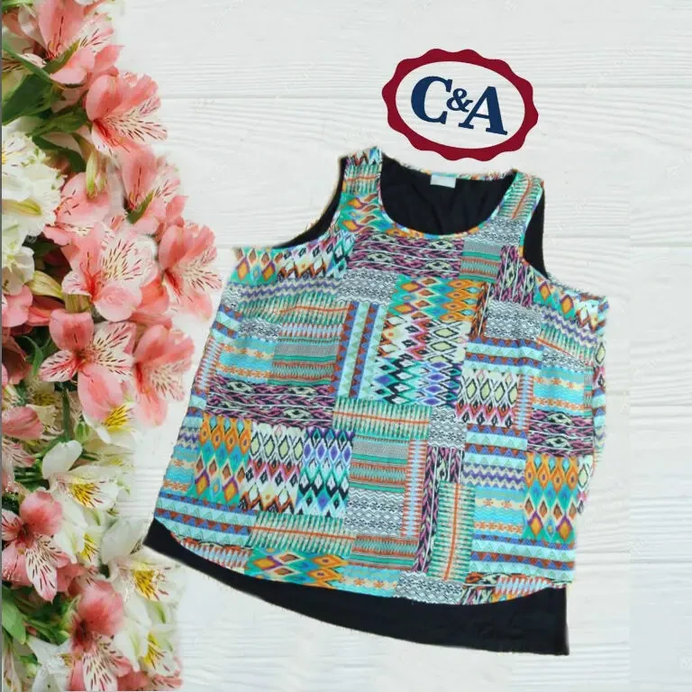 ca canda Красивая женская майка двойная вискоза 54-56