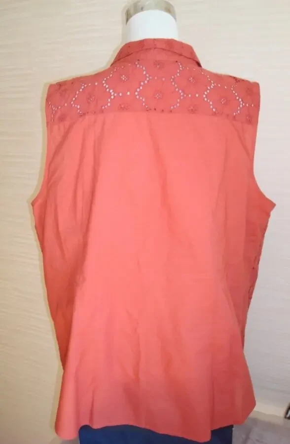 Bonmarche Красивая женская блузка прошва хлопок  52-54 6