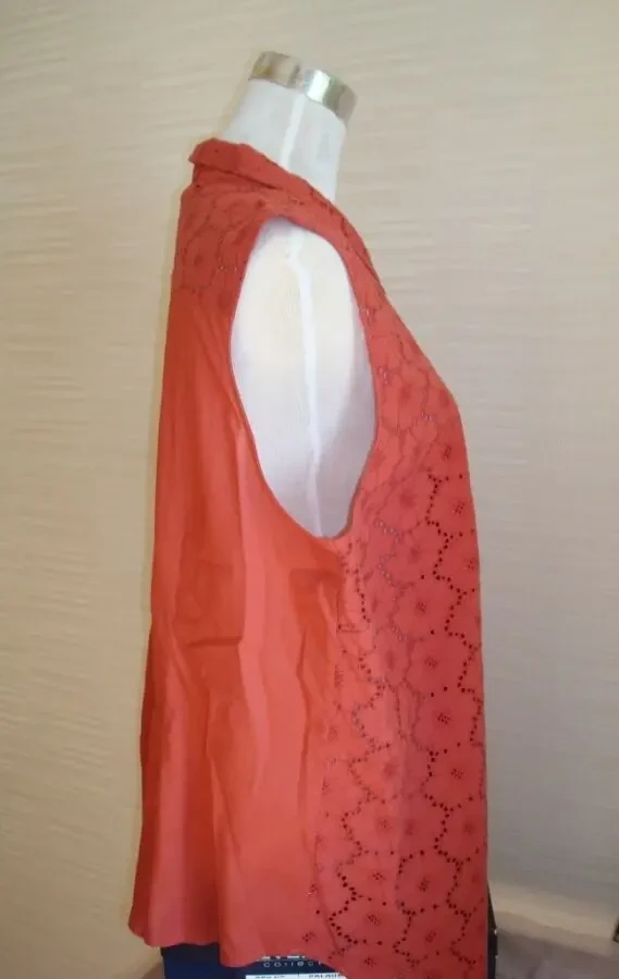 Bonmarche Красивая женская блузка прошва хлопок  52-54 5