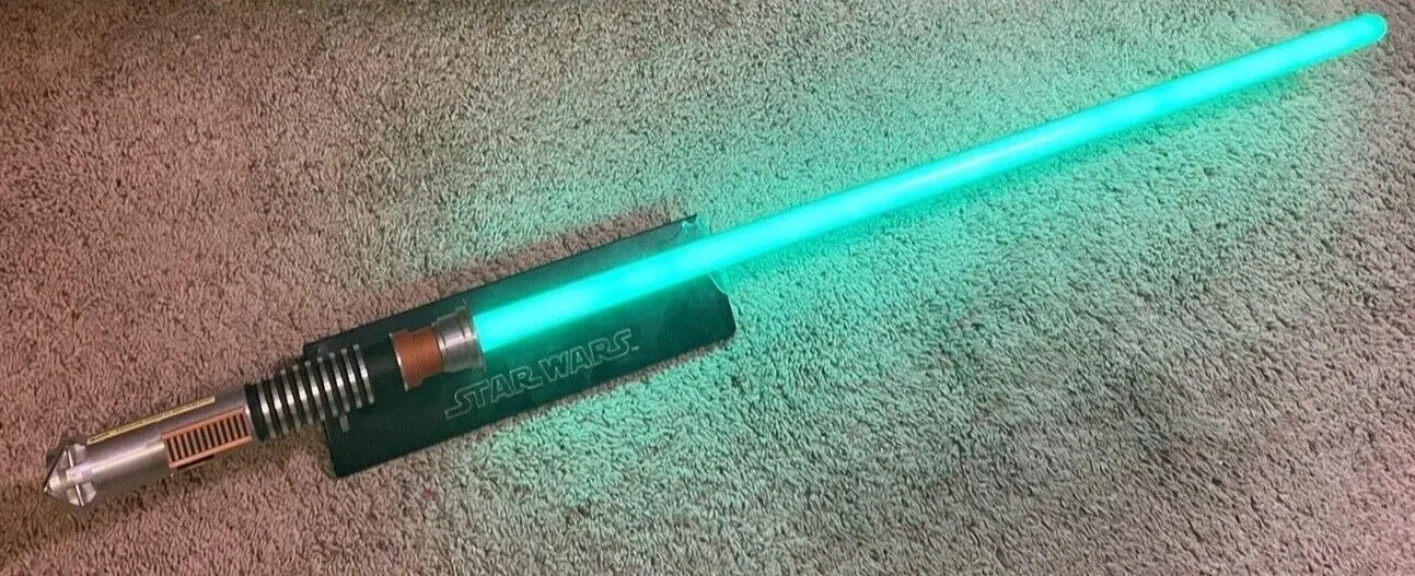 Световой меч зеленый Люк Скайуокер Force FX оригинал из США 8